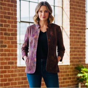 Kim Rogers Multicolor Women's Blazer